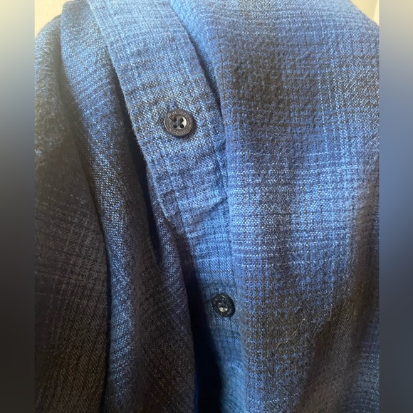 Pendleton Medium Flannel Blue Navy Mens Medium - Picture 7 of 12